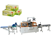 Équipement d'emballage entièrement automatique pour boîtes de mouchoirs en papier, machine à mouchoirs en acier inoxydable de haute qualité