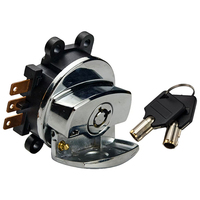 Kit de serrure de porte électrique robuste DMS-HL650 avec interrupteur d'allumage pour réparation de moto personnalisée