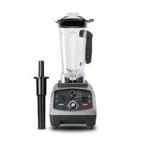 Blender commercial multifonction haute puissance 2200W pour usage domestique et hôtelier, prise EU, marque GEMAT