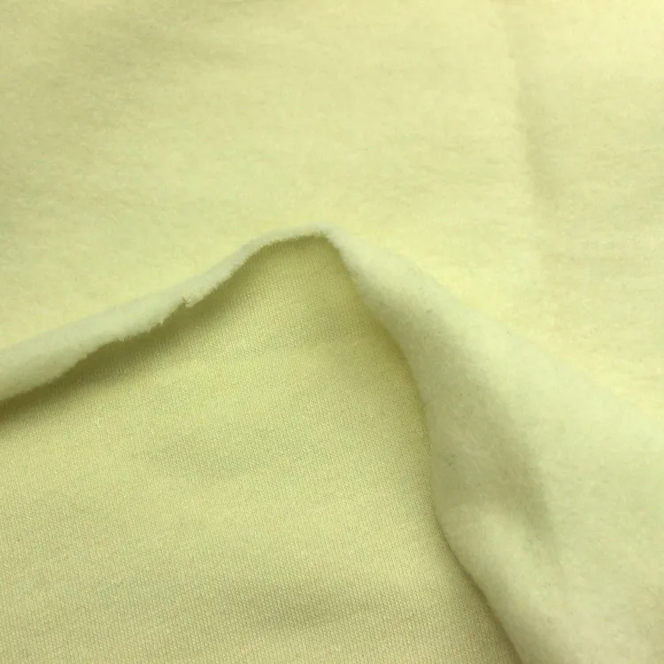 Tecido de lã unissex aramida, escova para vestuário e cobertor de tecido malha de lã aramida 1313 um lado