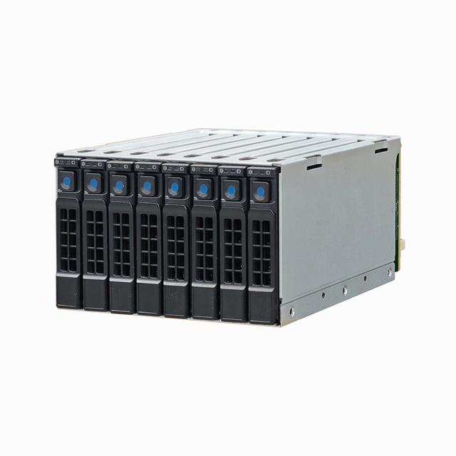 8-bit HDD Cage Optical Drive Bay Chassis Expansion Hot Swap HDD Module With Backplane SAS/SATA/NVME