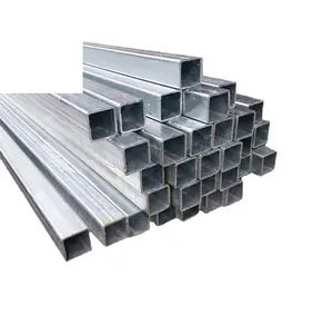 Professional Supplier DX51D DX52D Hot Dipped Galvanized Square Pipe Gi Zinc Square Tubes