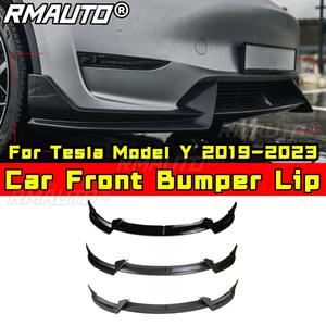 Protector de Parachoques Delantero para Auto, Spoiler, Divisor de Parachoques, Kit de Carrocería para Tesla Model Y 2019-2023, Accesorios para Auto - Product Image 1