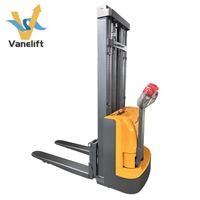 Mini chariot élévateur électrique VANELIFT 1200kg 1500kg 2000kg levage jusqu'à 4m 3.5m 3m 2.5m 2m 1.6m élévateur à palettes à fourche CE