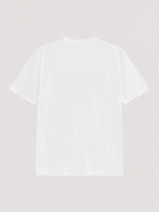 T-shirts décontractés à manches courtes et col rond pour hommes, imprimés avec des slogans et des personnages de dessins animés, fabrication en usine, personnalisation disponible.F10 - Product Image 2