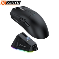 Ratón Inalámbrico RGB X11 ODM/OEM con 2.4G PAW3311, Tres Modos, Base de Carga Magnética para Computadora Portátil, PC y Escritorio