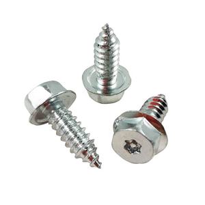 Tornillos de Matrícula de Acero T20 Torx con Pasador para Automóviles, Camiones, SUV y Vehículos - Product Image 1