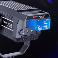 Lumière vidéo LED 300W à sortie continue avec support en U pour studio photo, diffusion en direct et tournage de contenu beauté