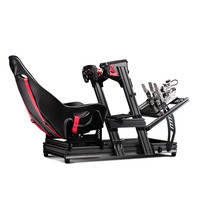 Simrig 4080 Moza Vol Simulateur de Course Cammus SC Pédalier Châssis de Cockpit pour Jeux Vidéo de Voiture