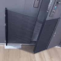 Nouveau Anti-chat sortant de la clôture sans poinçonnage rétractable porte pour animaux de compagnie clôture escalier porte cloison petit chien clôture