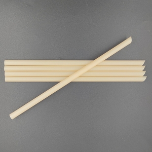 Thân Thiện Với Môi Phân Hủy Sinh Học Compostable Tre Bột Rơm Duy Nhất Sử Dụng Ống Hút Tre Dùng Một Lần - Product Image 3