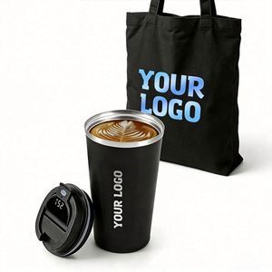 Vaso Térmico Inteligente con Logotipo Personalizado, Pantalla de Temperatura LED, Acero Inoxidable, para Viajes, Café, Regalo Promocional Empresarial, Tazas, Venta al Por Mayor - Product Image 1