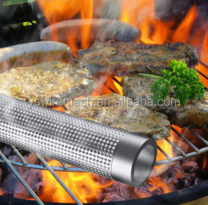 <span class=keywords><strong>Tubo</strong></span> de ahumador de pellets de barbacoa <span class=keywords><strong>perforado</strong></span> con mallas de filtro de <span class=keywords><strong>acero</strong></span> <span class=keywords><strong>inoxidable</strong></span> 304 para fumar en caliente o en frío - Product Image 3