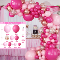 Ballons en latex Orangetex pour décoration de fête, différentes tailles, ballons mats de couleur unie, kits d'articles pour baby shower et anniversaire