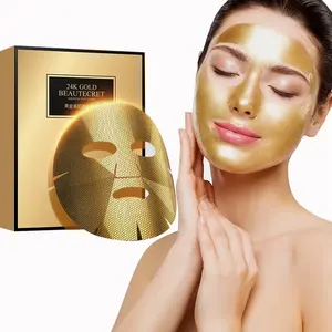 24K Gold Mask Silicone Cream for Skincare Anti-Aging and Wrinkle Firming Whitening Facial Skin Moisturizer