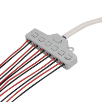 Bloc de jonction rapide FYX 1 à 6 voies pour câbles LED, connecteur de distribution électrique à enfichement rapide, monoconducteur