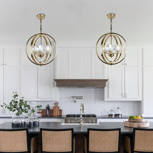 New Decorative Pendant Light Modern Brass Suspended Lighting Nordic Crystal Hanging <b>Lamp</b> with G9 Bulb for Home Dining Light - Product Image 3