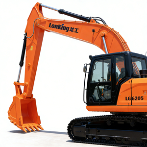 Nueva Excavadora Hidráulica de Orugas Lonking CMD6205 de 20T con Motor Weichai, Bomba y Engranajes - Sistema Hidráulico Completo de Alta Estabilidad - Product Image 3