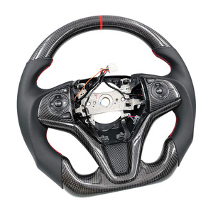 Carbon Fiber Multi Function Steering <b>Wheel</b> For Honda Civic 3 <b>Spoke</b> Modification Upgrade - Product Image 1