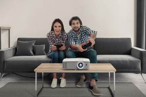 โปรเจคเตอร์สำหรับบ้าน JEF9120อัตราการรีเฟรชสูง4K ความละเอียดสูงพิเศษพร้อม240Hz 4.5ms เวลาแฝงต่ำเป็นพิเศษเพื่อการเล่นเกมที่คุ้มค่า - Product Image 5