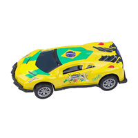 Voiture en métal à rétrofriction pour enfants, mini-voiture de collection, voiture jouet, modèle de course, voiture miniature de simulation, vente en gros de jouets