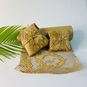 Autocollants en papier kraft personnalisable, biodégradable, écologique, en matériaux recyclés, pour l'emballage artisanal, 40x65cm, grille, tampon élastique - Product Image 4