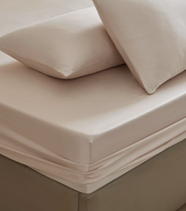 Parure de lit rafraîchissante en bambou 3 pièces, drap-housse soyeux et respirant à poches profondes avec 2 taies d'oreiller, sans plis, pour lits Queen et King - Product Image 4