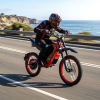 Moto tout-terrain électrique de haute qualité EM5 PRO 4000W avec moteur à engrenages, 60V, moto électrique tout-terrain, moto électrique