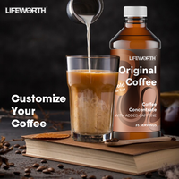 LIFEWORTH Concentré de Café Original Bouteille Cold Brew Instant Liquid Black Coffee