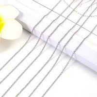 Collier élégant et simple en acier inoxydable avec chaîne en O pour femme, accessoire de bijouterie artisanale à maillons vierges, passe-partout