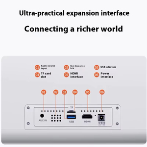 All-in-one สมาร์ท Android แบบพกพาระบบลำโพงสำหรับงานปาร์ตี้ที่บ้าน KTV เครื่องเล่นคาราโอเกะขนาดเล็กพร้อมไมโครโฟนไร้สาย2ตัว - Product Image 5