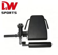 DW SPORTS Appareil d'extension des jambes réglable, robuste, pour entraînement assis des quadriceps, avec siège rembourré, pour usage domestique et professionnel