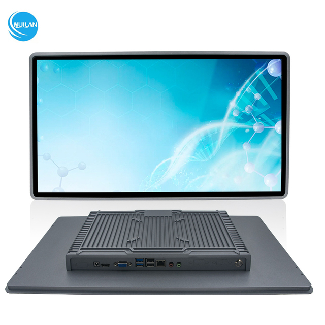 OEM 15.6 21.5 Inch Wide Screen Industrial Computer Panel PC Core I7 CPU Fanless All-in-One Industrial Computer Accessories