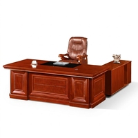 Ensemble de bureau de direction de luxe en forme de L, bureaux modernes pour PDG, table de direction moderne, mobilier de bureau, personnalisation en usine, vente en gros