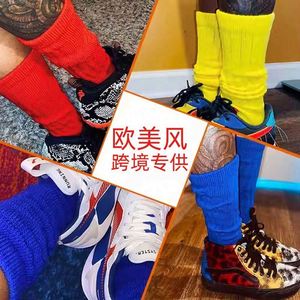 Wholesale Fashion Other Long Heavy Plain Dyed 80G Slouchy Thick Solid Color Slouch <b>Socks</b> for Women - Product Image 2
