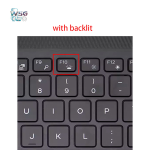 ที่วางมือแล็ปท็อปสีดำ SZ-Wisbuild พร้อมคีย์บอร์ดแบบ US สำหรับ Dell Inspiron 3580 3581 3582 3583 P4MKJ 0P4MKJ - Product Image 5