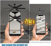 Moteur LED Dimmable 18W 120V XGD en Promotion, Module de Remplacement Certifié ERP ETL pour Ventilateur de Plafond