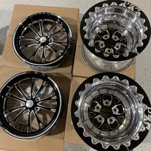 Jantes forgées <span class=keywords><strong>1</strong></span> pièce série V avec Beadlock 15 17 18 pouces compatibles Mustang GT, Camaro SS, Corvette C8, <span class=keywords><strong>Supra</strong></span> GTR S - Product Image 1