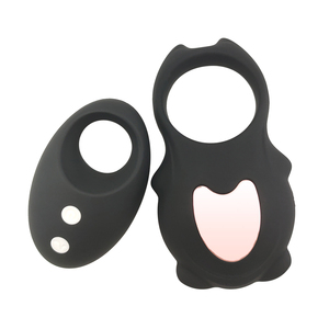 Aite Leuke Tepel Cock Ring Vibrator Sex Toy Vertraging Voortijdige Ejaculatie Penis Jelly Ringen Mannelijke Vibrerende Ring - Product Image 2
