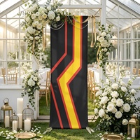 Toile de fond personnalisée en caoutchouc à motif arc-en-ciel gay, idéale pour la mise en scène de célébrations thématiques et la décoration de cérémonies d'événements spéciaux