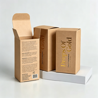 Boîte d'emballage personnalisée imprimée numériquement en papier d'art, boîte revitalisante pour ensemble d'essences et de soins personnels