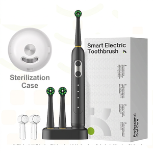 Nuevo Cepillo de Dientes Eléctrico Ultrasónico, Cepillo de Dientes para Adultos con Cerdas Suaves, Recargable, Impermeable, Limpiador Dental Automático, Juego para Parejas - Product Image 4