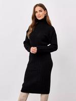 Robe en laine épaisse à col montant torsadée, nouvelle collection automne-hiver 2026 pour femme, style Europe et Amérique