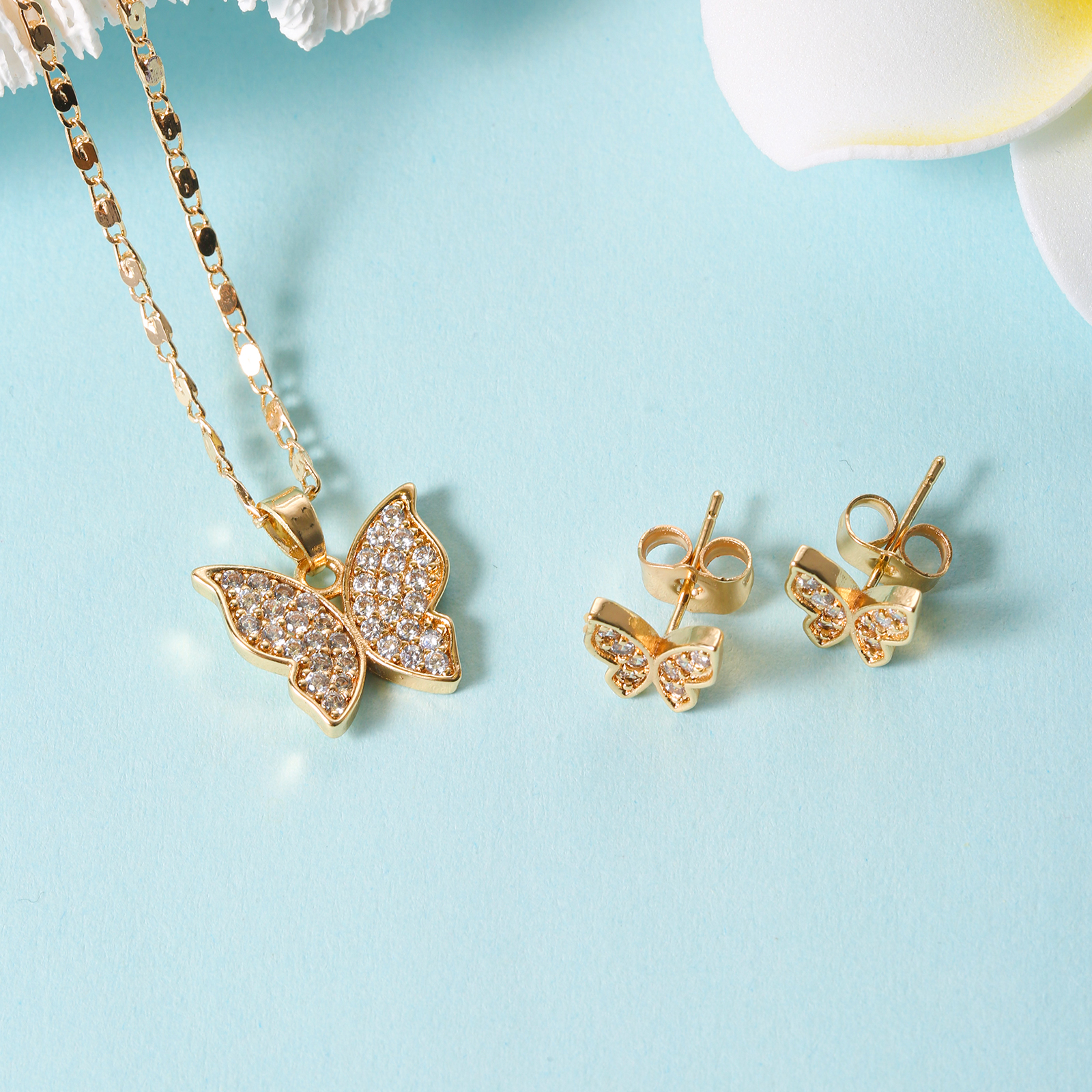 Pakistani Artificial Plated Gold Jewelry Sets for Women