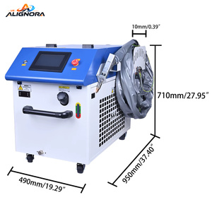 Nouvelle machine de soudage au laser à fibre portative 3-en-1 300W/600W avec refroidissement par air, soudage par points et découpe de métaux - Product Image 1