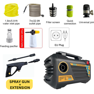 Nettoyeur haute pression portable 220V pour la maison, pistolet de lavage automatique à moteur électrique à induction, lave-auto domestique - Product Image 6