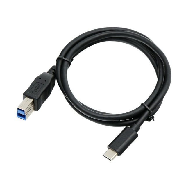 High Speed USB Type C to USB 3.0 Type B Male Printer Cable Pure Copper Braid 12 Months Warranty for for Brother Printers