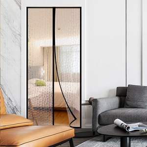 Couverture de <span class=keywords><strong>porte</strong></span> patio magnétique Fermeture automatique Convient aux portes Rideau de <span class=keywords><strong>porte</strong></span> isolé thermiquement - Product Image 2