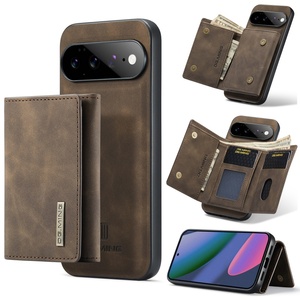 เคสโทรศัพท์หนัง PU แม่เหล็กสุดหรูสำหรับ Google Pixel 11 6 7 8 9 10 Pro XL พร้อมช่องใส่บัตรและขาตั้งป้องกัน - Product Image 1
