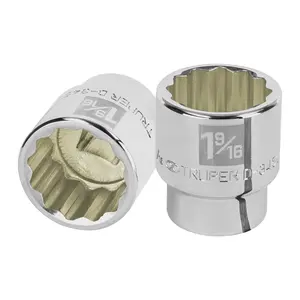 BOX 3 Chiave a bussola a 12 punte da 1-9/16 pollici, attacco da 3/4 pollici, TRUPER - Product Image 1